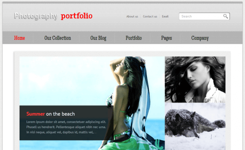 TZ Photography. Шаблон фото-сайта для Joomla 2.5