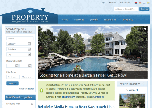 IT Property. Шаблон агентства недвижимости для Joomla 2.5. IT Property. Шаблон агентства недвижимости для Joomla 2.5.