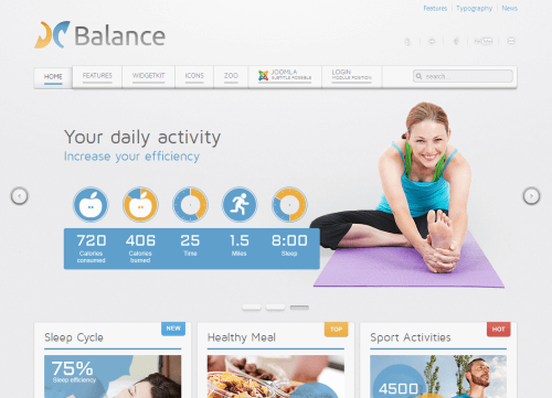 Balance. Универсальный шаблон для Joomla 2.5