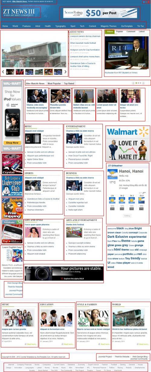ZT News III. Шаблон новостного портала для Joomla 2.5 ZT News III. Шаблон новостного портала для Joomla 2.5