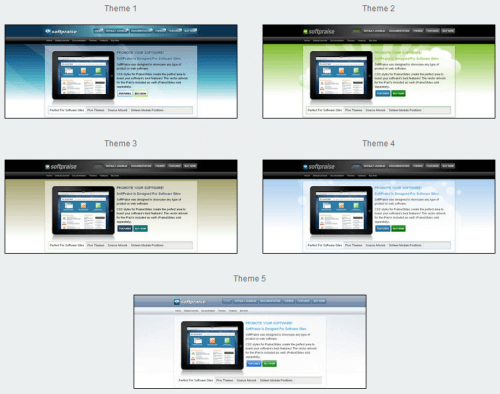JP SoftPraise. Шаблон рекламного портала для Joomla 2.5.