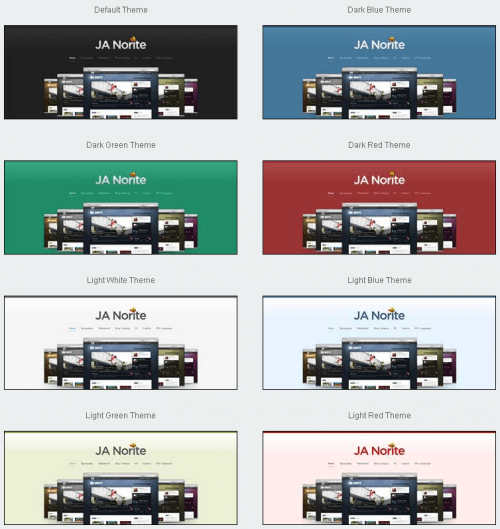 JA Norite. Шаблон сайта-портфолио для Joomla 2.5.