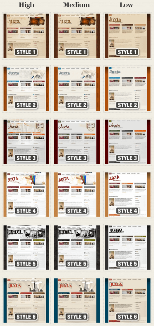 RT Juxta. Универсальный шаблон для Joomla 2.5.