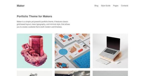 Шаблон Wordpress - Maker