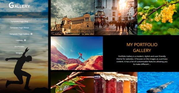 Шаблон Wordpress - Portfolio Gallery