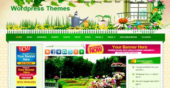 Шаблон Wordpress - Greenworld