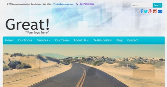 Шаблон Wordpress - Great