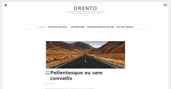 Шаблон Wordpress - Drento