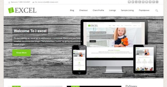 Шаблон Wordpress - i-excel