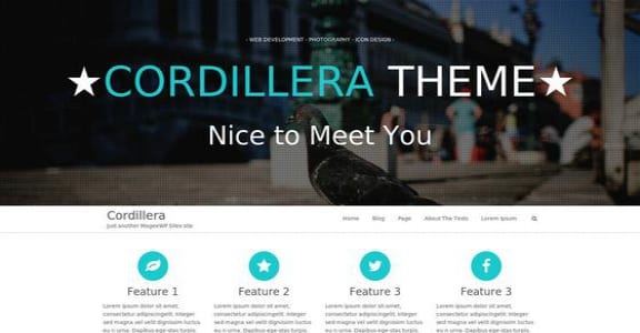 Шаблон Wordpress - Cordillera