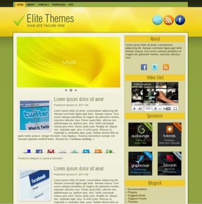 Шаблон WordPress - Greema
