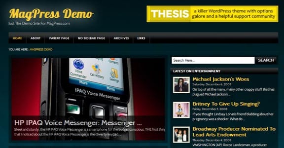Шаблон Wordpress - GoLite