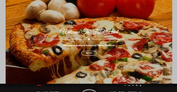 Шаблон Wordpress - FoodHunt