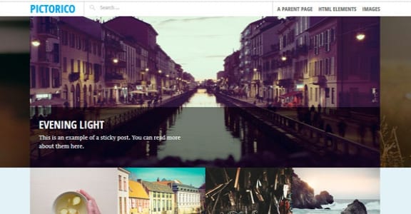 Шаблон Wordpress - Pictorico