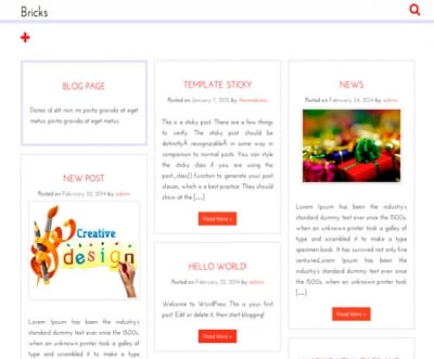 Шаблон WordPress - Briks