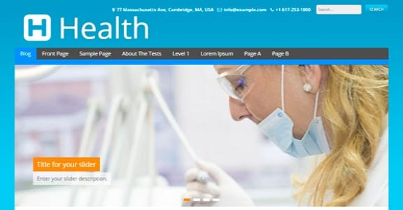 Шаблон Wordpress - Health