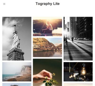 Шаблон WordPress - Tography Lite