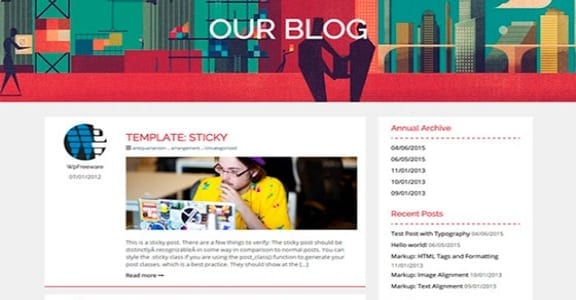 Шаблон Wordpress - WpF Authority