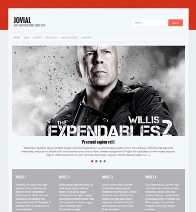 Шаблон WordPress - Jovial