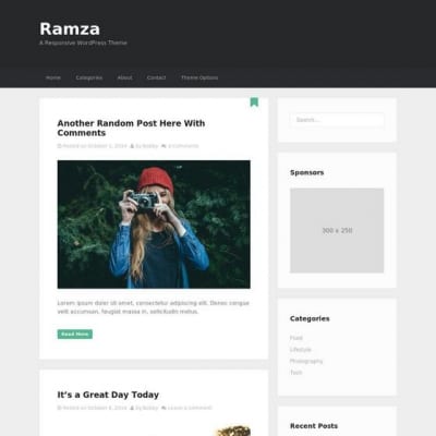Шаблон WordPress - Ramza