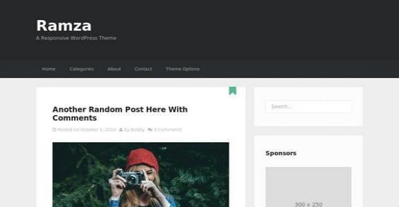 Шаблон Wordpress - Ramza