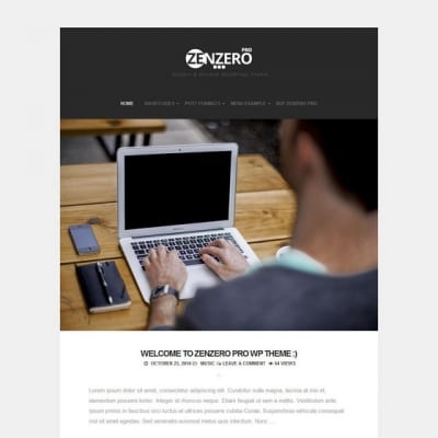 Шаблон WordPress - Zenzero