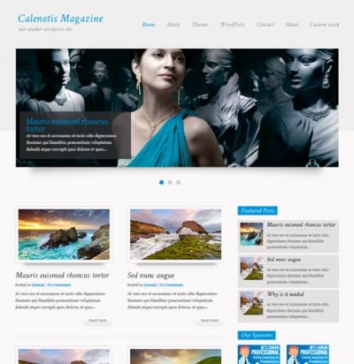Шаблон WordPress - CalenotisMagazine