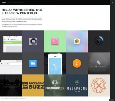 Шаблон WordPress - Espied