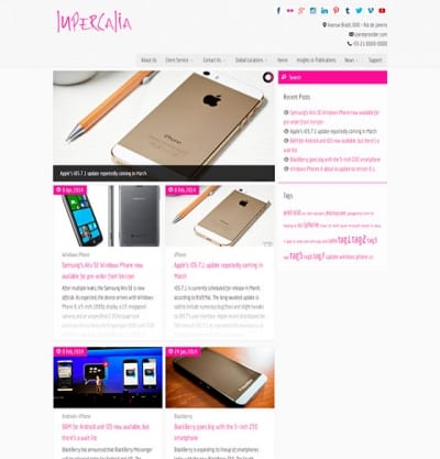 Шаблон WordPress - Lupercalia