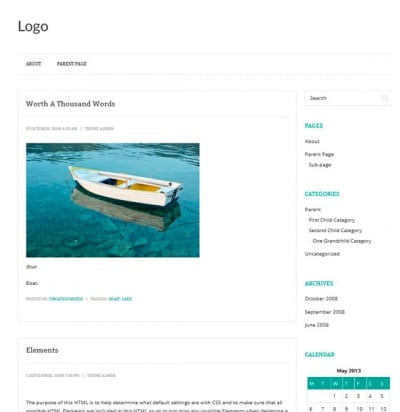 Шаблон WordPress - Prana