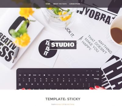 Шаблон WordPress - Studio