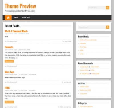 Шаблон WordPress - BrickYard