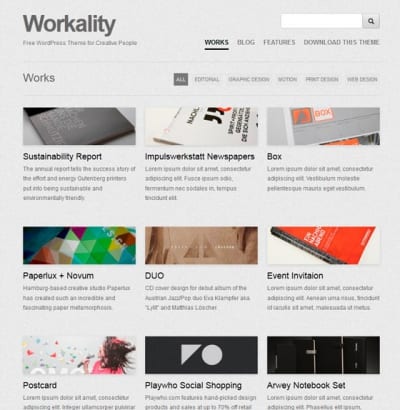 Шаблон WordPress - Workality