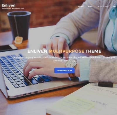 Шаблон WordPress - Enliven