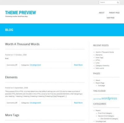 Шаблон WordPress - Kage