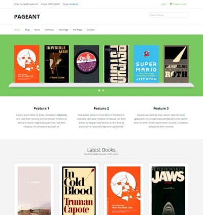 Шаблон WordPress - Pageant