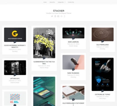 Шаблон WordPress - Stacker Lite