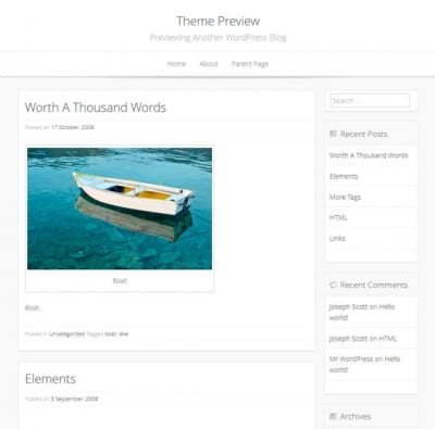 Шаблон WordPress - Base WP
