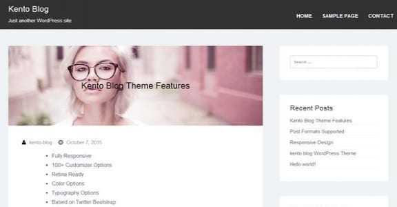 Шаблон Wordpress - Kento Blog
