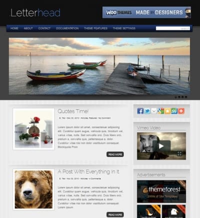 Шаблон WordPress - Letterhead
