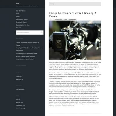 Шаблон WordPress - Phat