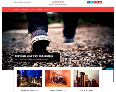 Шаблон WordPress - Superb Lite