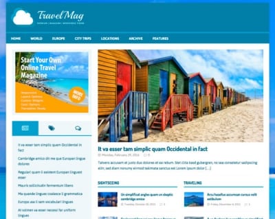Шаблон WordPress - MH TravelMag