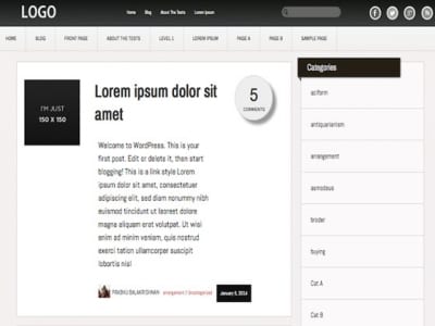Шаблон WordPress - Inspire