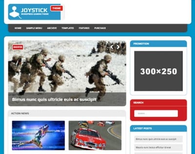 Шаблон WordPress - MH Joystick lite