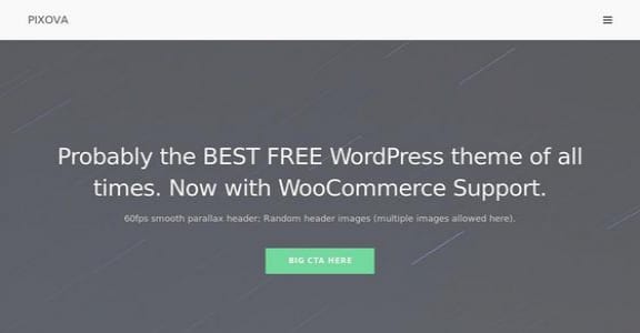 Шаблон Wordpress - Pixova Lite
