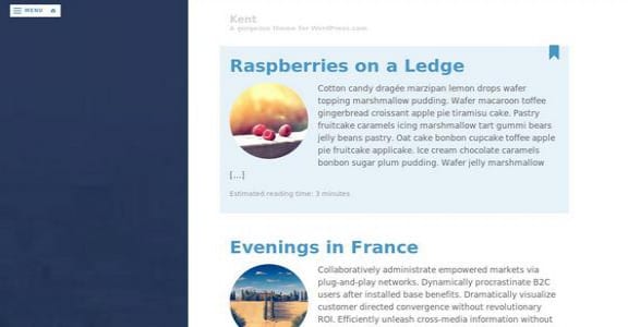 Шаблон Wordpress - Kent