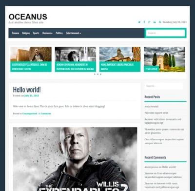 Шаблон WordPress - Oceanus