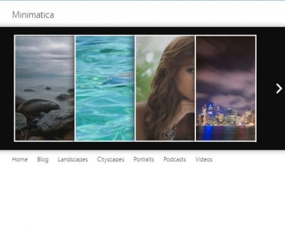 Шаблон WordPress - Minimatica