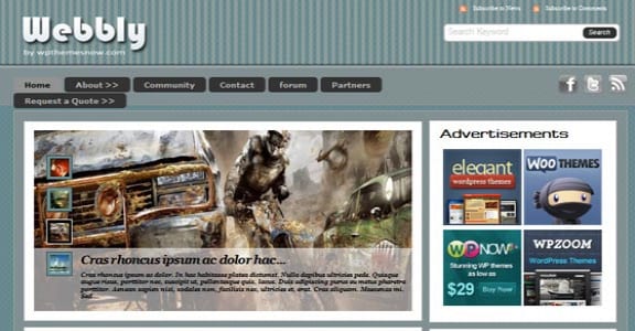 Шаблон Wordpress - Webly